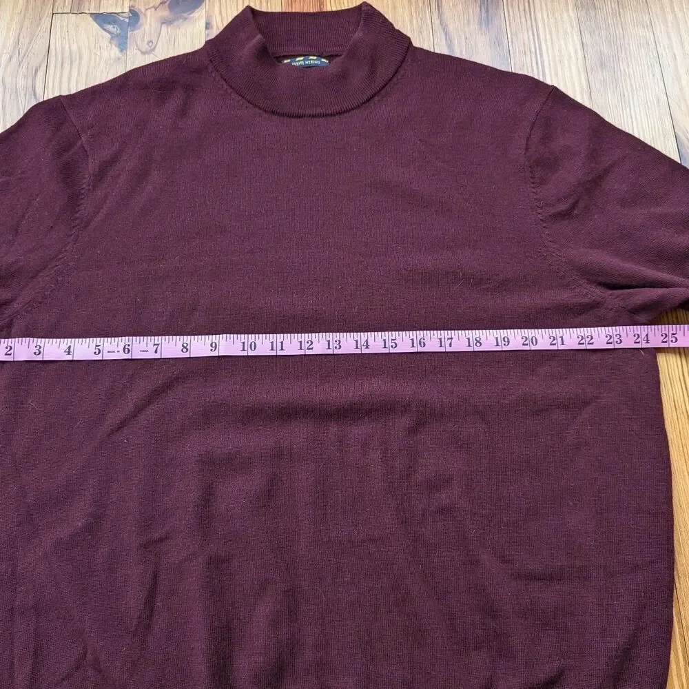 Club-room Men's Burgundy and Purple Jumper
